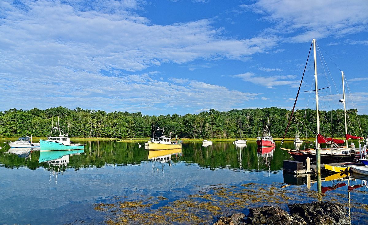 A Day of Reflection on the Kennebunk River: Photo by Robert Dennis
