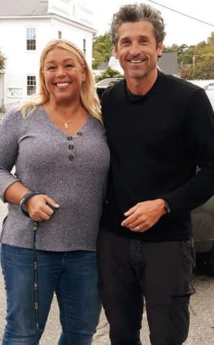 Patrick with KCT’s staff writer, Shelley Wigglesworth