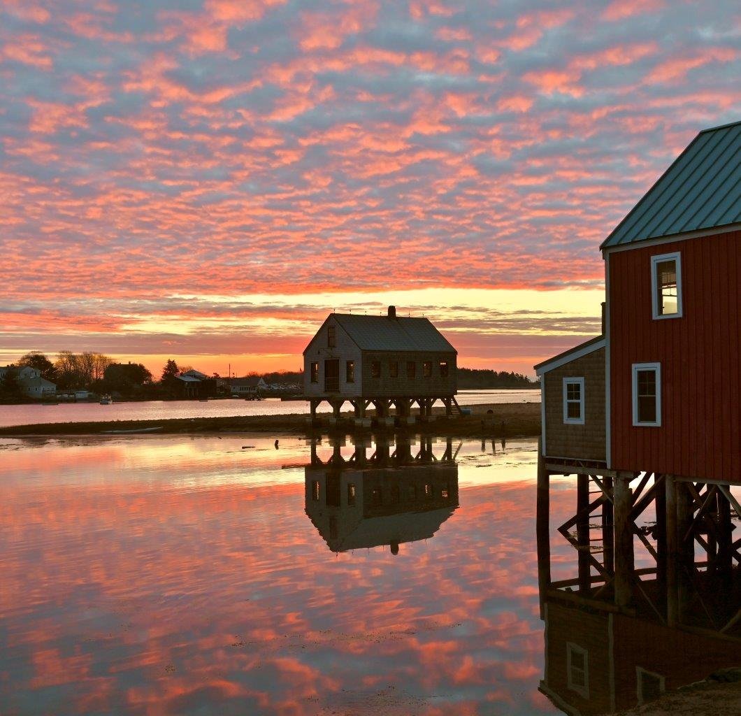 A New Start to the Day in Cape Porpoise: Photo by Robert Dennis