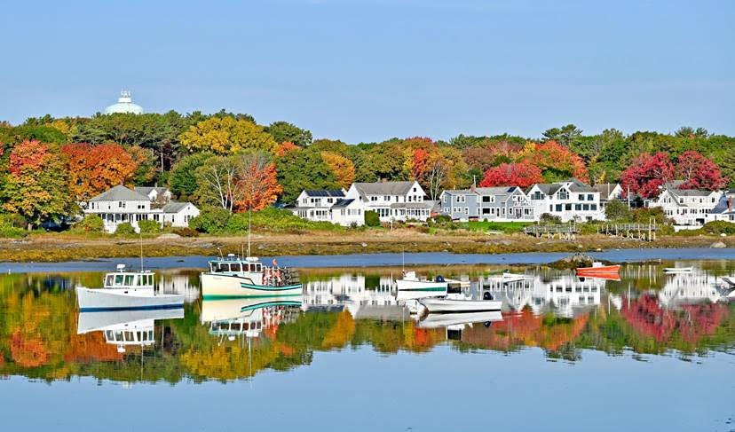 A Beautiful Balance by Cape Porpoise Harbor: Photo by Robert Dennis